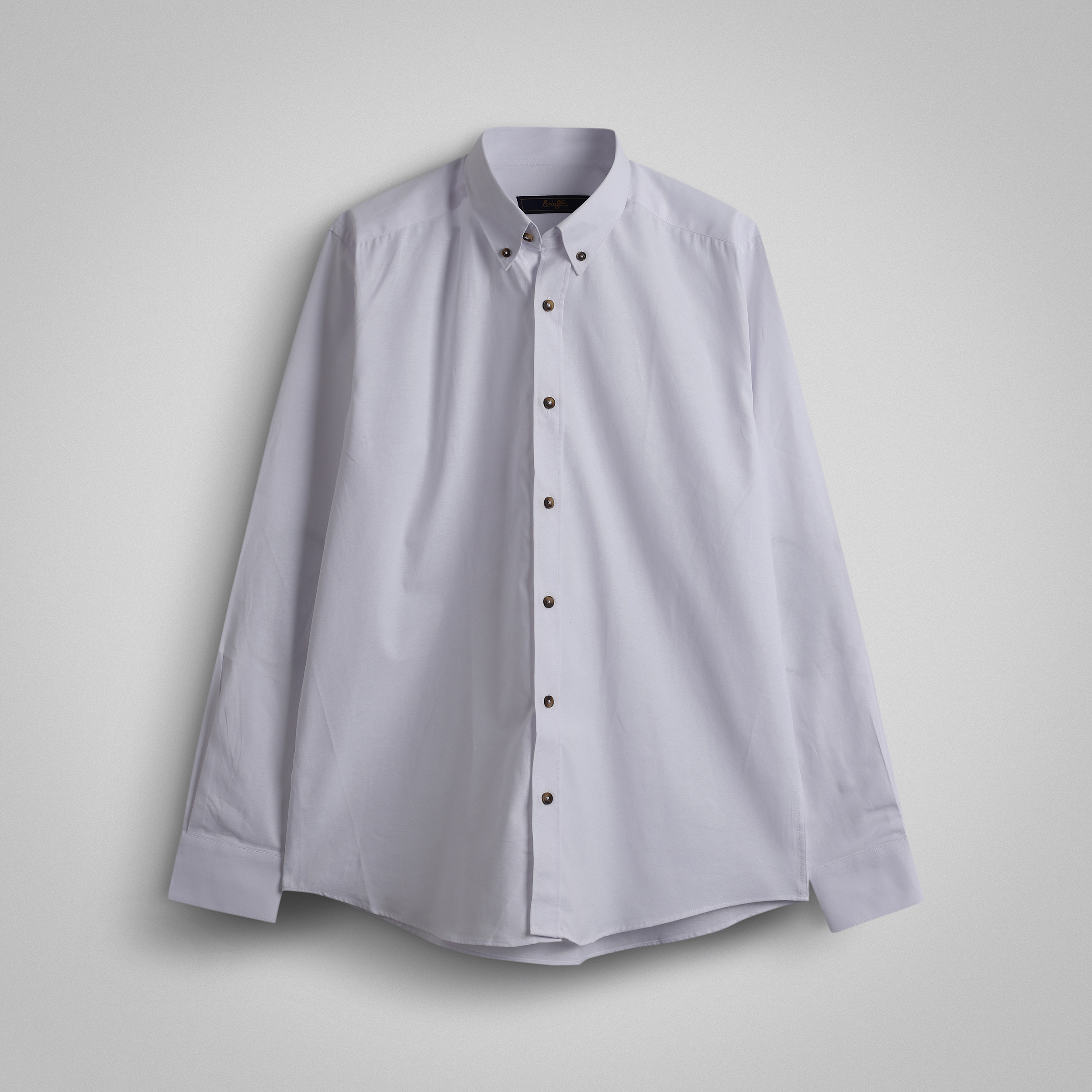 پیراهن آستین بلند مردانه سفید کد : 11103